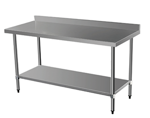 Stainless steel work table