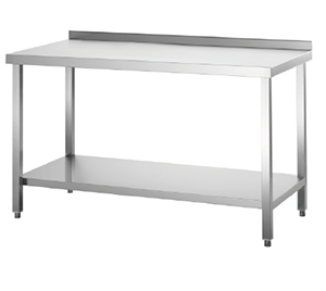 Stainless steel work table