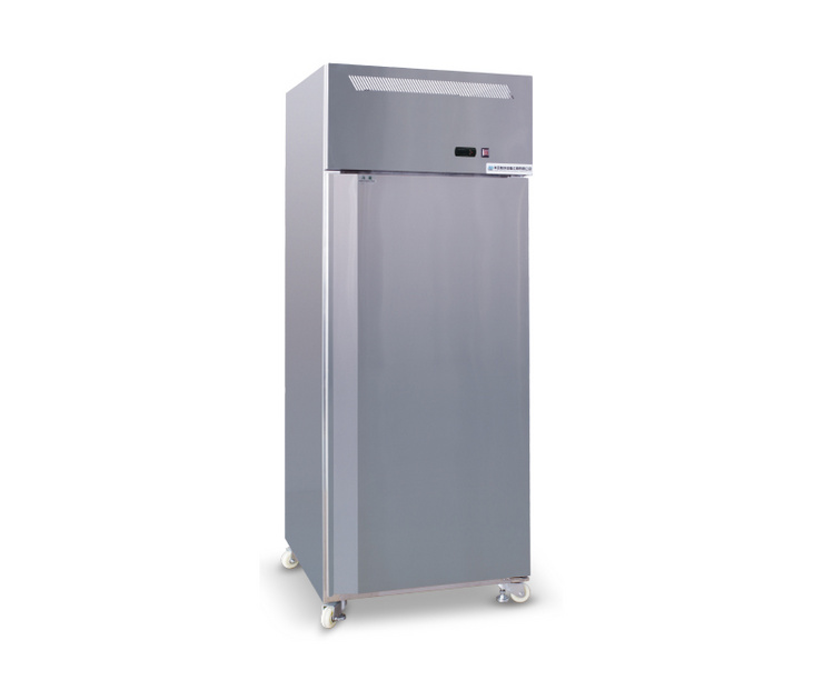 Direct cooling single door vertical refrigerator