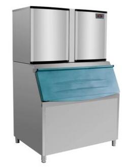 High output 1000kg cube ice machine for Storage