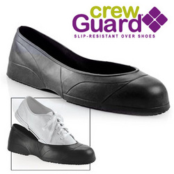 CREWGUARD™ SLIP-RESISTANT OVERSHOES – BLACK