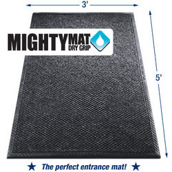 DRY GRIP - 3' X 5' SLIP-RESISTANT FLOOR MAT