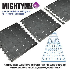 INTERLOCKING SYSTEM END SECTION WITH FINISHING