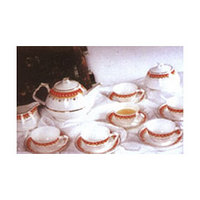 15 pcs snowflake tea set