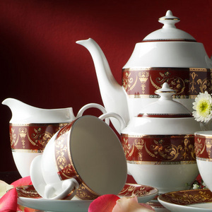 Royal Courtyard-Red, tea  set, cup dinnerware