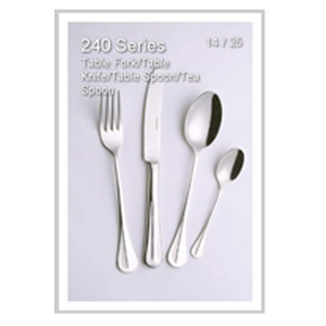 240 series dinnerware, knife fork