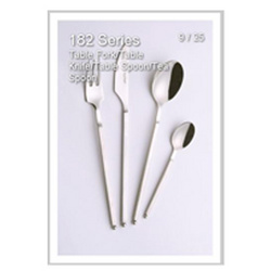 182 series dinnerware, knife fork