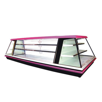 Third round vertical refrigeration show counter(wide) cooked food counter