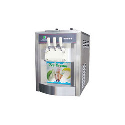 KS-5218T three-coloured table top type soft ice cream machine