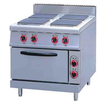 Electric 4 Hot-plate Cooker & Oven