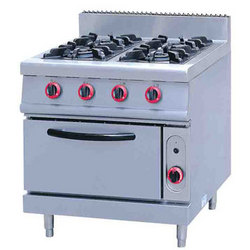 Gas Range With 4- Burner & Oven