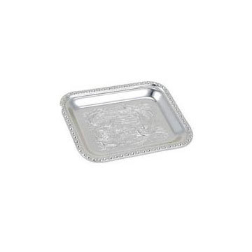 GB 056A silver towel plate