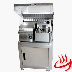 Moving steak machining Fryer