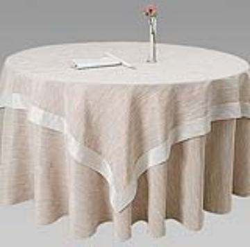 Cotton Hemp Blended Textile 4 table cloth