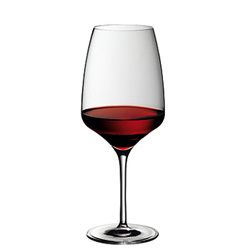Red wine goblet glassware cup