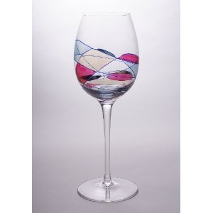 SL500_AA300_1   Milano Crystal 16oz Wine Glasses (Set of 4)