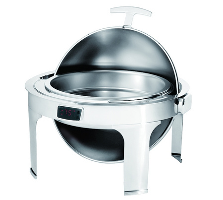 Dripless Round Chafing Dish W/s.S. Legs/t-controller