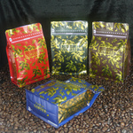 Box Pouch Coffee Bag with Pocket Zipper & Valve-filter