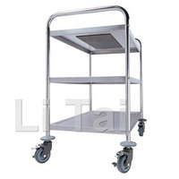 Stainless Steel Three-layers Dining Cart(business style)