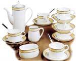 21PCS STRAIGHT COFFEE SET-GOLDEN TIMES