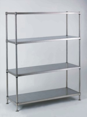STAINLESS STEEL SOLID SHELVING