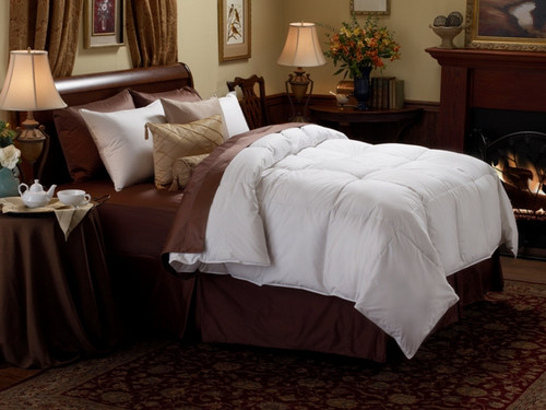 Luxury Hospitality Down Comforter -White Goose Down -Extra Warm