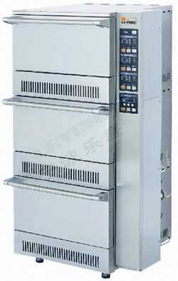 Cabinet type rice cooking machine