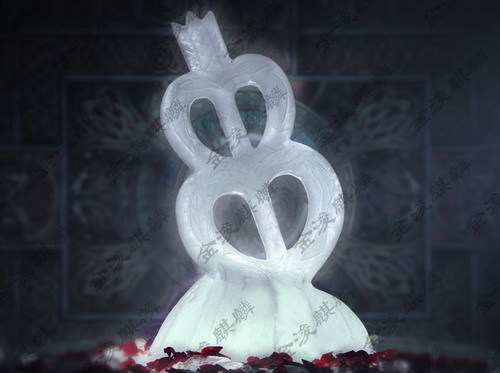 ice sculpture mould -arrow of kewpie