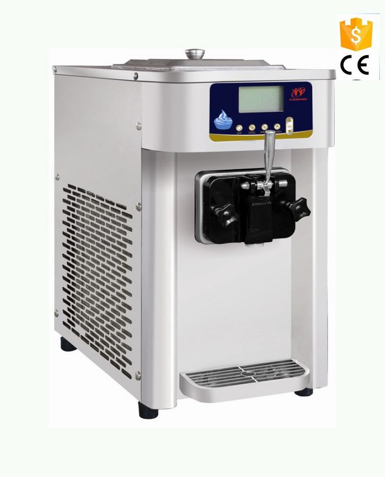 Hot sale UNISNOW table top mini frozen yogurt ice cream machine use Embraco Aspera Compressor RB1116A for sale