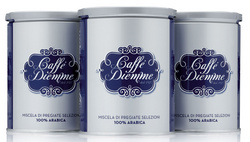 'Miscela Blu' blend of ground coffee in tin