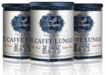 'Caffè Lungo' blend of ground coffee in tin