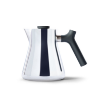 RAVEN STOVETOP KETTLE + TEA STEEPER - Polished Steel