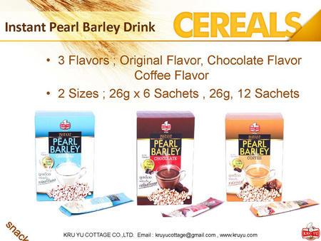 Crispy Pearl Barley   / Instant Drink Pearl Barley