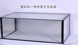 Heated Insulating Glass for Cake Display Showcase