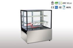 1.5 Version Square Cold Showcase with two shelves (FGDG1.5A-900LS)