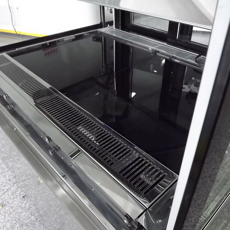 1.5 Version Square Cold Showcase with Front Drawable Glass (FGDG1.5A-900LSD)