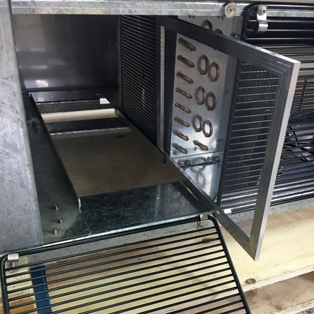 1.5 Version Square Cold Showcase with Front Drawable Glass (FGDG1.5A-900LSD)