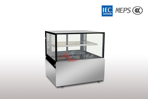 1.5 Version Square Cold Showcase with One Shelf (FGDG1.5D-900LS)