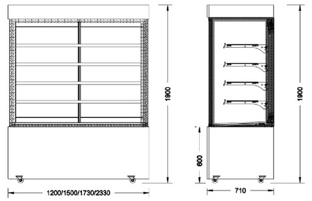 2.0 Version Cold Cabinet (FGVC2.0A1200)