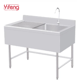 European style single wash sink