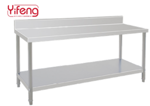 Assembly back splash worktable