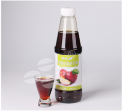 Fresh green apple juice