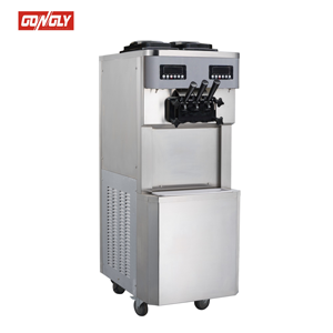 Double cooling system soft ice cream machine