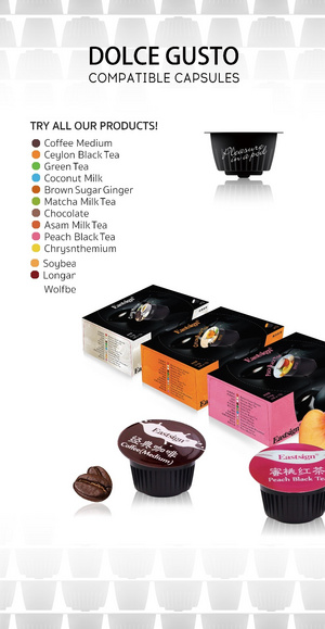 Tea Capsule & Coffee Capsule - Compatible with Dolce Gusto