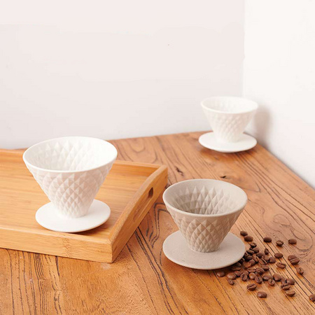 Homebarista Reusable Pour Over Ceramic Coffee Dripper Coffee Filter