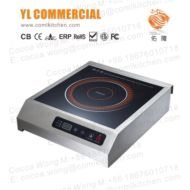 YLC Desktop 3.5KW Commercial Induction Cooker Magnetic Stove C3510-S2