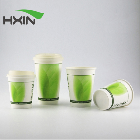 biodegradable pla paper cup single wall
