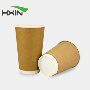 disposable double wall kraft paper cup
