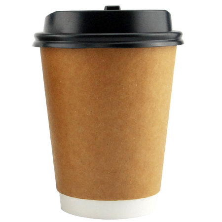 disposable double wall kraft paper cup