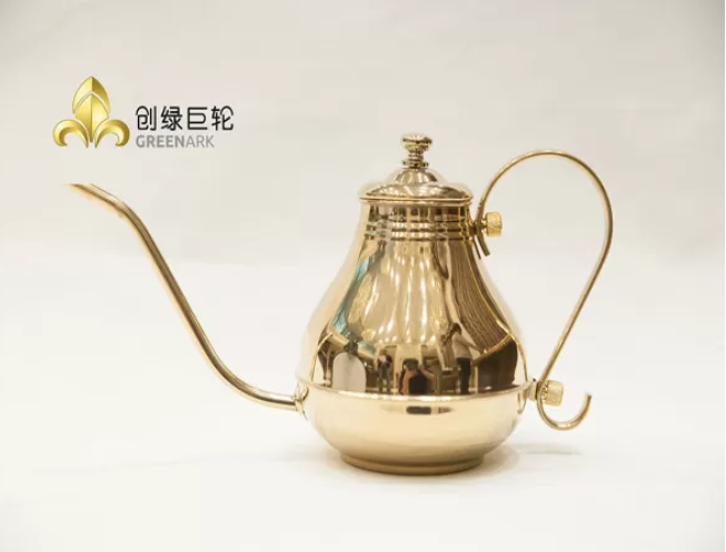 Golden Stainless Steel Oil Pot Cooking Tools for Teppanyaki Restaurant